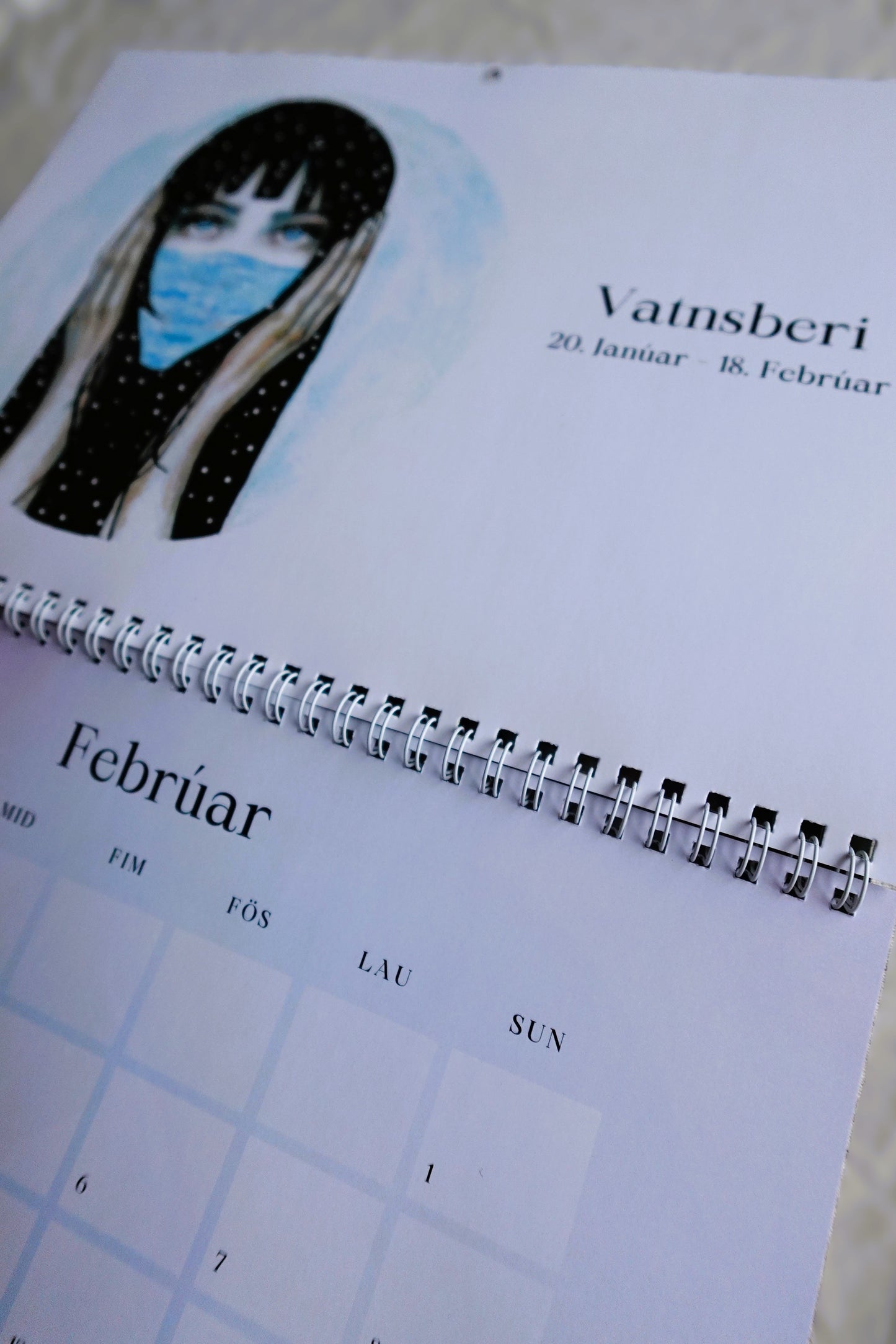 2026 Stjörnumerkja dagatal